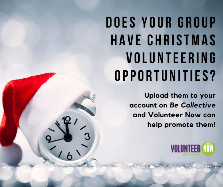 Does your group have any festive volunteering opportunities