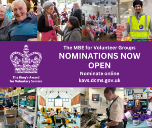 Kings Award for Voluntary Service nominations open 2024